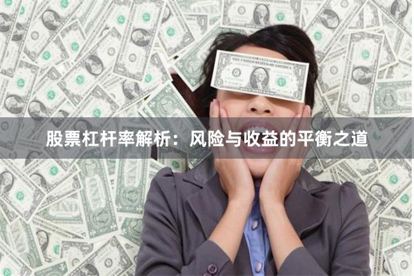 股票杠杆率解析：风险与收益的平衡之道